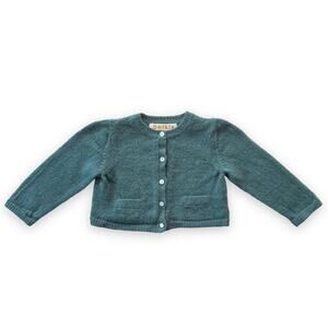 Omibia Alpaca Cardigan Size 12 Months Green